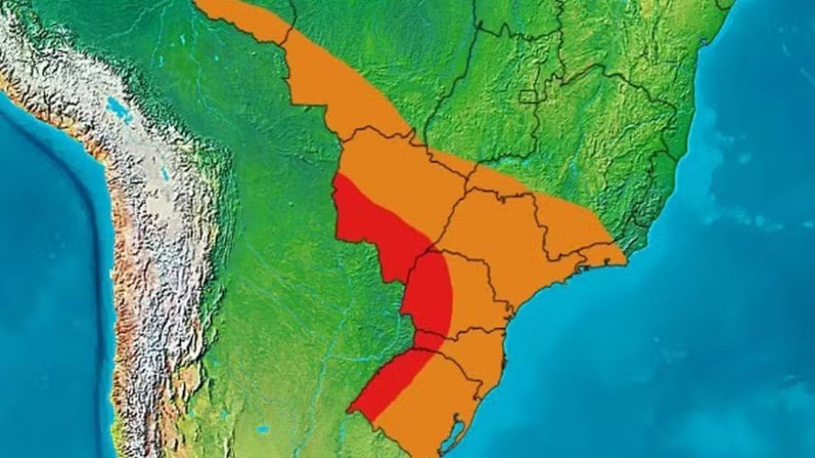 Parte do país deve sofrer com temperaturas acima da média