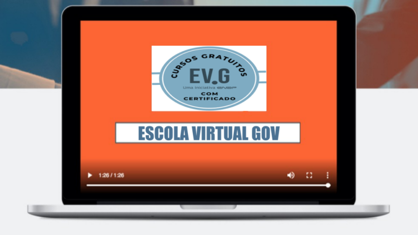 Logo da Escola Virtual (EV.G)