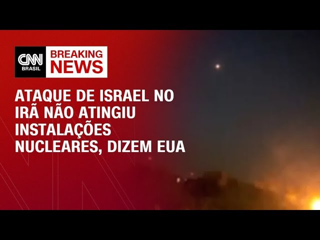 Ataque de Israel no Irã não atingiu instalações nucleares, dizem EUA | BREAKING NEWS