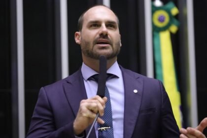 Deputado federal Eduardo Bolsonaro (PL-SP) — Foto: Mário Agra/Câmara dos Deputados