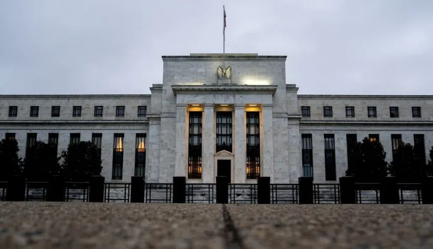 Prédio do Federal Reserve em Washington — Foto: Stefani Reynolds/Bloomberg